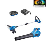 Mastercraft 20V Cordless 12" String Trimmer and 370CFM Blower Combo Kit with PWR POD 2 Ah Battery and Charger image 2