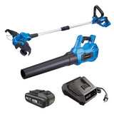 Mastercraft 20V Cordless 12" String Trimmer and 370CFM Blower Combo Kit with PWR POD 2 Ah Battery and Charger image 4
