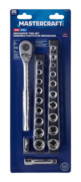 Mastercraft 25 Piece 3/8" Drive Socket Set image 5