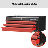 Mastercraft 3-Drawer Intermediate Tool Chest, Black & Red, 26-in image 6