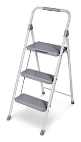 Mastercraft 3-Step Metal Folding Step Stool, 225-lb, 3.2 ft