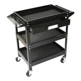 Mastercraft 3-Tier Work Cart with Swivel Casters, 250-lb