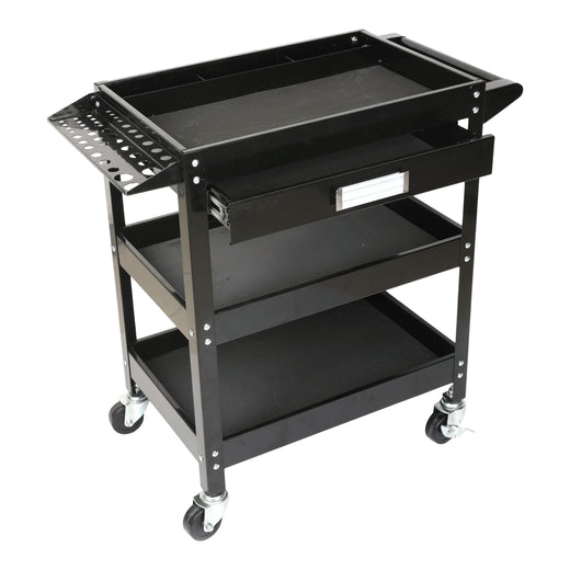 Mastercraft 3-Tier Work Cart with Swivel Casters, 250-lb