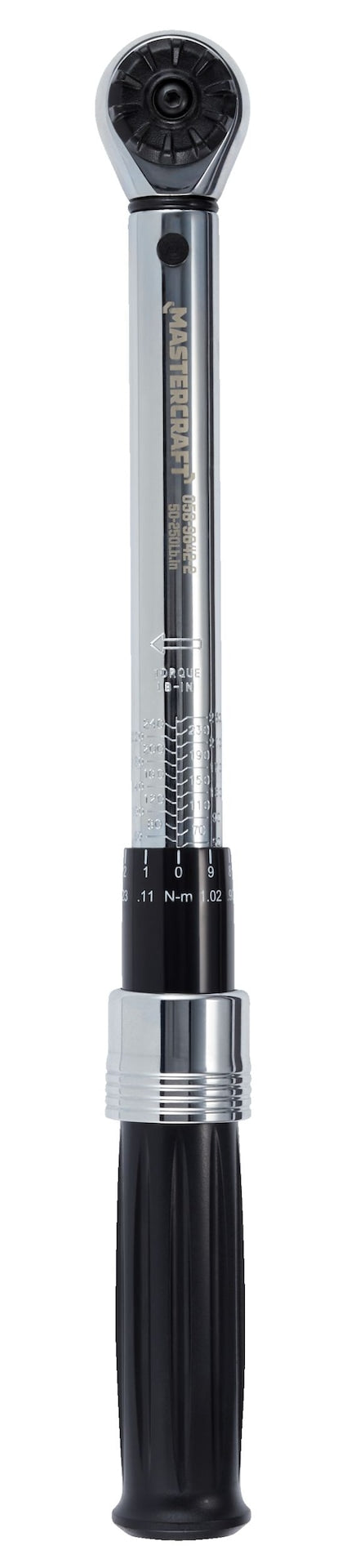 Mastercraft 3/8-in Drive Torque Wrench, 50-250 in-lbs