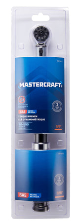 Mastercraft 3/8-in Drive Torque Wrench, 50-250 in-lbs image 4