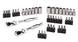 Mastercraft 39 Piece 1/4" Micro Ratchet/Driver Set