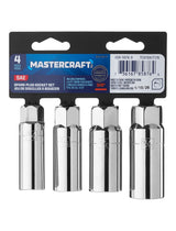 Mastercraft 4 Piece 3/8" Drive Spark Plug Socket Set SAE image 2