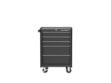 Mastercraft 5-Drawer Tool Storage Cabinet, Black, 24-in image 3