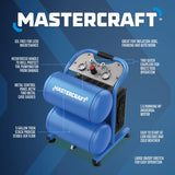 Mastercraft 5-Gallon Air Compressor with Control Panel, 175 PSI, 1.5 HP image 7