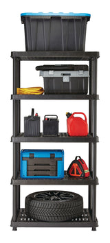 Mastercraft 5-Shelf Resin/ Plastic Storage Rack/ Shelving Unit, 36 x 24 x 72-in image 3