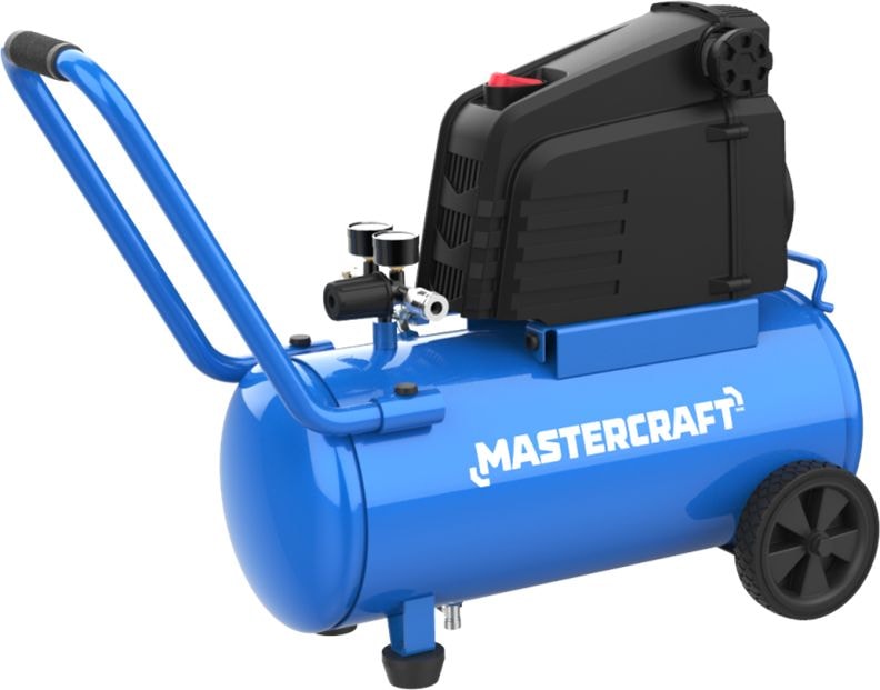 Mastercraft 8-Gallon Oil-Free Portable Air Compressor, 150 PSI, 1.5 HP