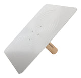 Mastercraft Aluminum Hawk, with Wooden Handle, Plaster & Drywall Tool, 13 x 13-in image 2