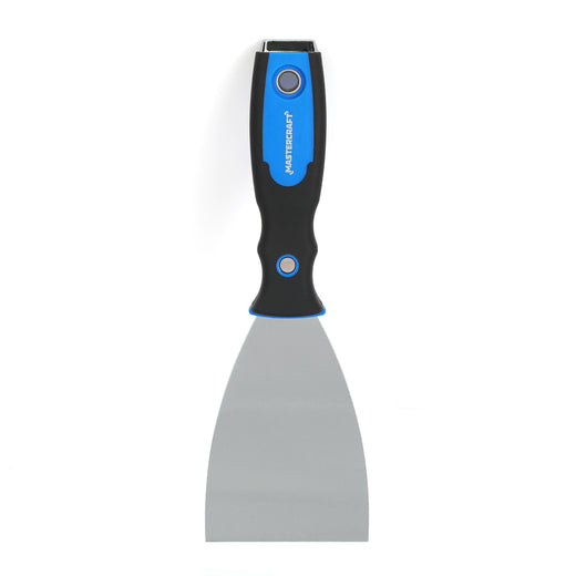 Mastercraft Carbon Steel Stiff Wall/Paint Scraper & Spackling/Putty Knife, 3-in