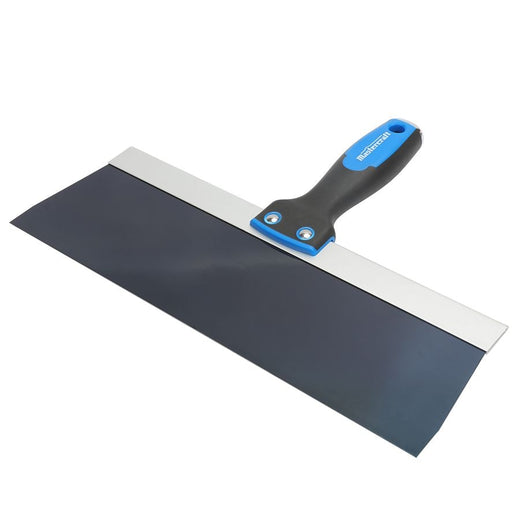 Mastercraft Drywall Patching & Taping Knife with Solvent-Resistant Blue Steel Blade, 12-in