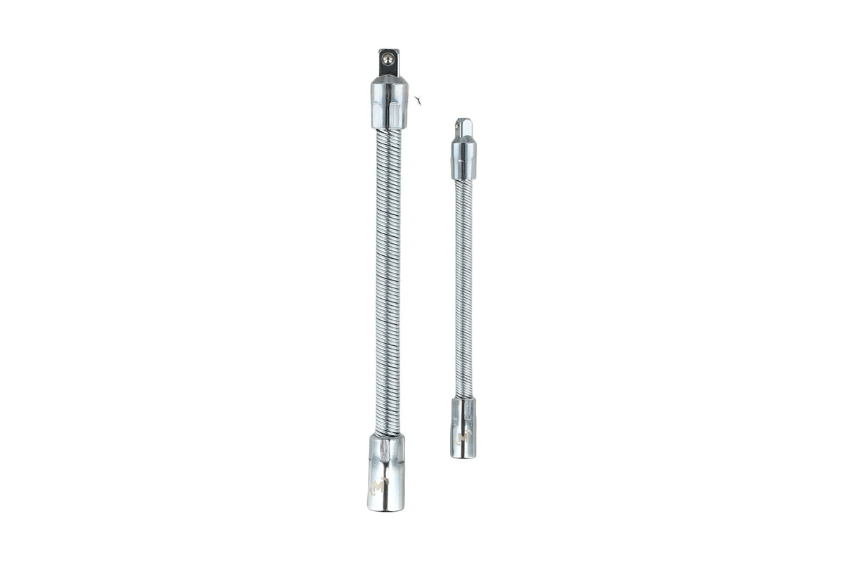 Mastercraft Flexible Extension Bar Set, 2-Pc, 1/4" & 3/8" Drive
