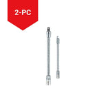 Mastercraft Flexible Extension Bar Set, 2-Pc, 1/4" & 3/8" Drive image 3