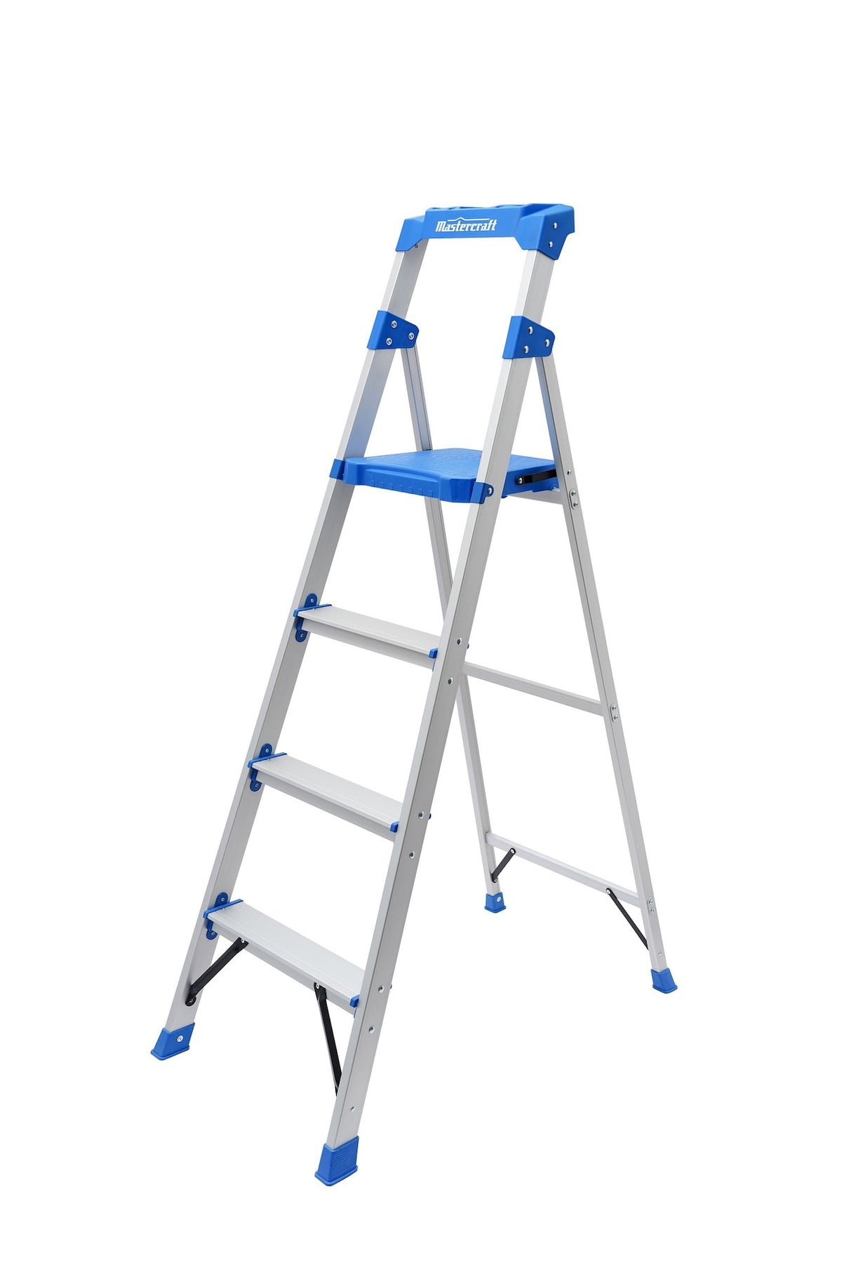 Mastercraft Grade 1 Aluminum Compact Ladder, 5.5-ft, 250-lb Capacity
