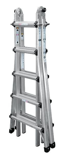Mastercraft Grade 1A Aluminum Multi-Task Ladder, 21-ft, 300-lb