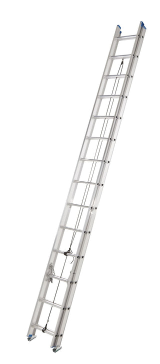 Mastercraft Grade 2 Aluminum Extension Ladder, 225-lb, 28-ft