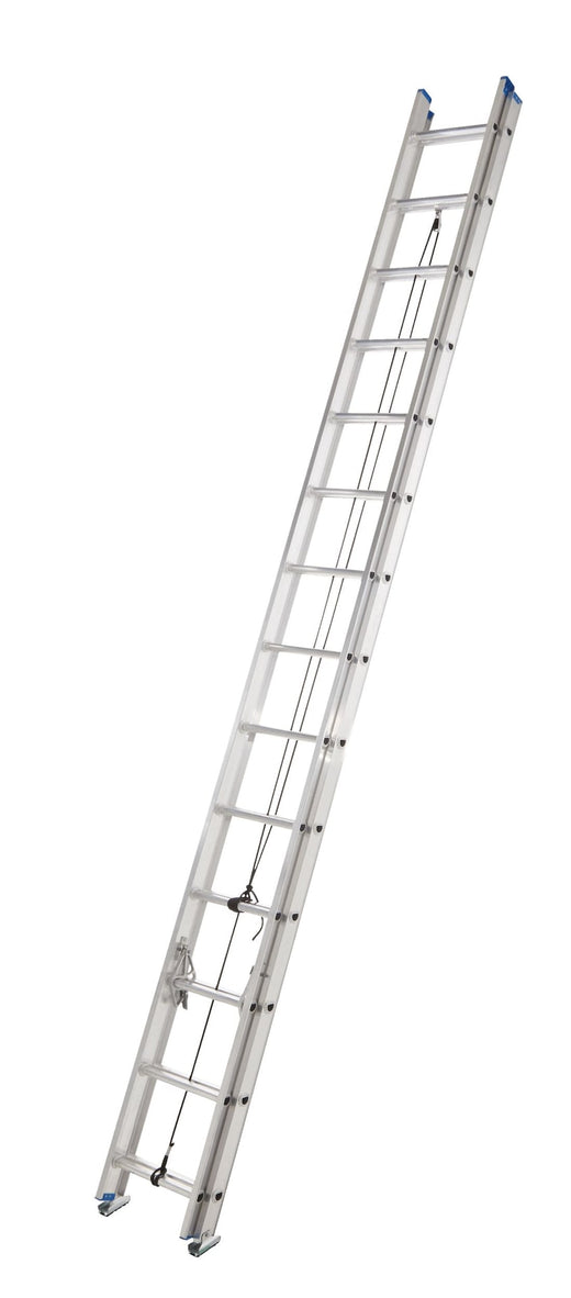 Mastercraft Grade 2 Aluminum Extension Ladder, 225-lb, 28-ft