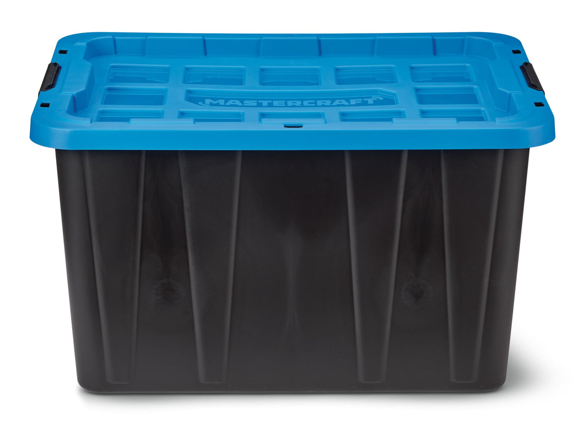 Mastercraft Heavy-Duty Easy Grip Latching Tote, 102.3-L