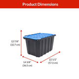 Mastercraft Heavy-Duty Polypropylene Flip Top Tote, 45-L image 7