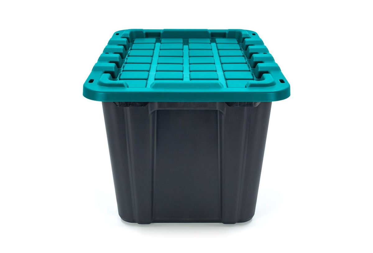 Mastercraft Heavy-Duty Storage Tote, 102-L, Teal