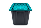 Mastercraft Heavy-Duty Storage Tote, 102-L, Teal