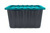 Mastercraft Heavy-Duty Storage Tote, 102-L, Teal image 2