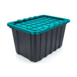 Mastercraft Heavy-Duty Storage Tote, 102-L, Teal image 4