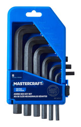 Mastercraft Jumbo Hex Key Set/Allen Wrench Set, Metric, High Quality Cr-V Steel, 6-pc image 2