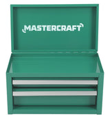 Mastercraft Mini Toolbox with 2 Drawers, Emerald image 2