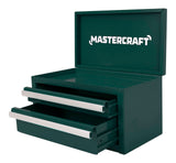 Mastercraft Miniature 2-Drawer Green Steel Toolbox