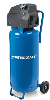 Mastercraft Oil-Free Vertical 20-Gallon Air Compressor with Bonus Hose Reel, 135-PSI, 2HP image 2
