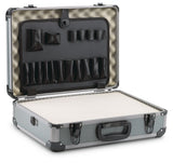 Mastercraft Portable Aluminum Case with Adjustable Strap, Lockable, 18-in