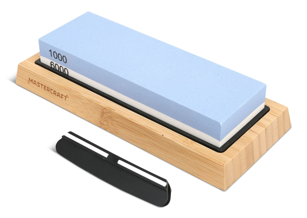 Mastercraft Pro Dual Grit Tool & Knife Sharpening Stone Set, 4-pc