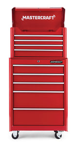Mastercraft Rolling Tools Storage Cabinet with 5 Drawers, Deep Red, 24-in image 4