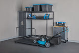 Mastercraft Seasonal Storage Rack with Rolling Platform Cart, Black, 65.5-in x 35.5-in x 68-in image 8