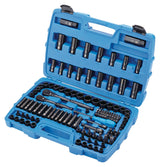 Mastercraft Socket Set, 122-pc, SAE/Metric, CRV, Black Steel Finish image 4