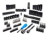 Mastercraft Socket Set, 122-pc, SAE/Metric, CRV, Black Steel Finish image 6