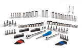 Mastercraft Socket Set, 128-pc, SAE / Metric, CRV, Nickel-Chrome Plating image 4