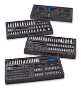 Mastercraft Socket Set, 350-pc, SAE / Metric, CRV, Nickel-Chrome Plating