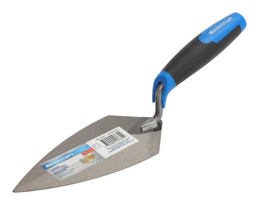 Mastercraft Steel Masonry, Concrete & Brick Pointing Trowel, with Comfort Grip, 7-in
