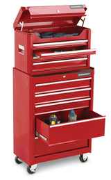 Mastercraft Tool Chest with 4 Drawers, Deep Red, 24-in image 6