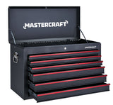 Mastercraft Tool Chest with 6 Drawers, Black, 36-in image 3
