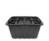 Mastercraft Tote Insert Tray with Carry Handle, Black, 2-pk
