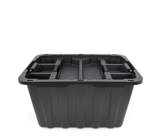 Mastercraft Tote Insert Tray with Carry Handle, Black, 2-pk