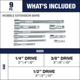 Mastercraft Wobble Extension Bar Set, 9-pc image 2