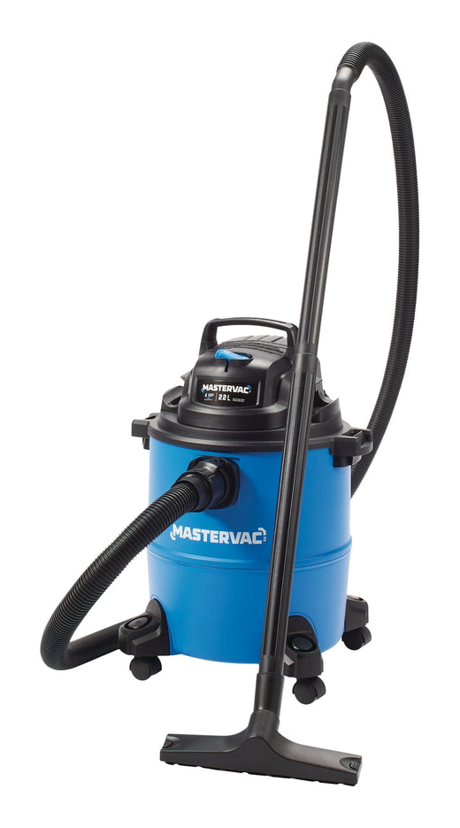 Mastervac VOC608PF 4.0 Peak HP Wet/Dry Shop Vacuum with Hose & Accessories, 22-L
