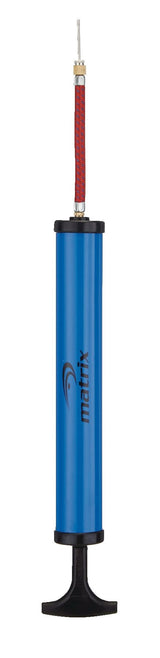 Matrix Dual-Action Portable Hand-Held Air Pump with Inflation Needle For All Sport Balls, 12-in